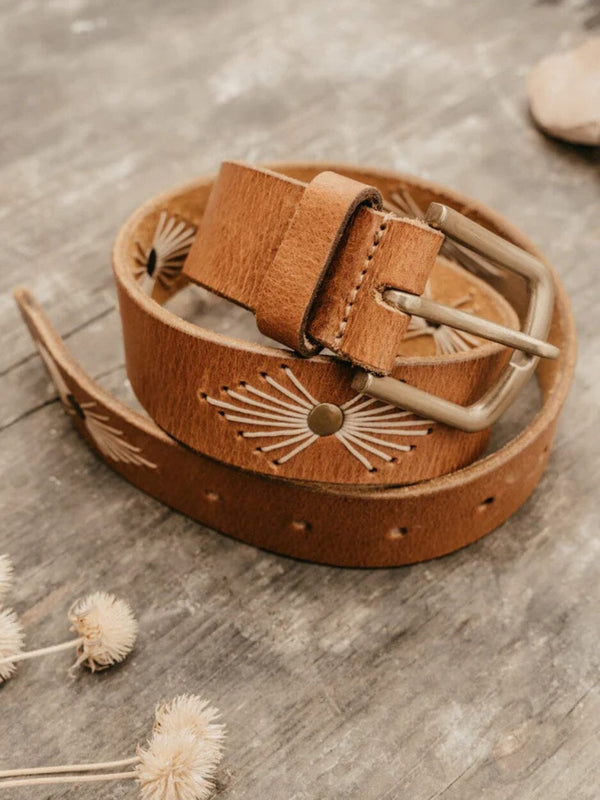 Soleil - Handcrafted Leather Waist Belt BELT OTTWAY THE LABEL 