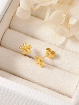 Periwinkle Flower Studs - Gold EARRINGS MIDSUMMER STAR 