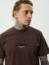 Vinyl Retro Tee - Washed Coffee T-SHIRT AFENDS 
