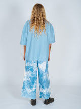 Artist Tee - Oversized Bias 'Cloud Surfing' by Easty Beasty - Sky Blue T-SHIRT ATMOSEA 