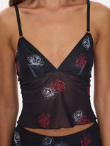 Perfect Illusion Mesh Top - Black TOP THRILLS 