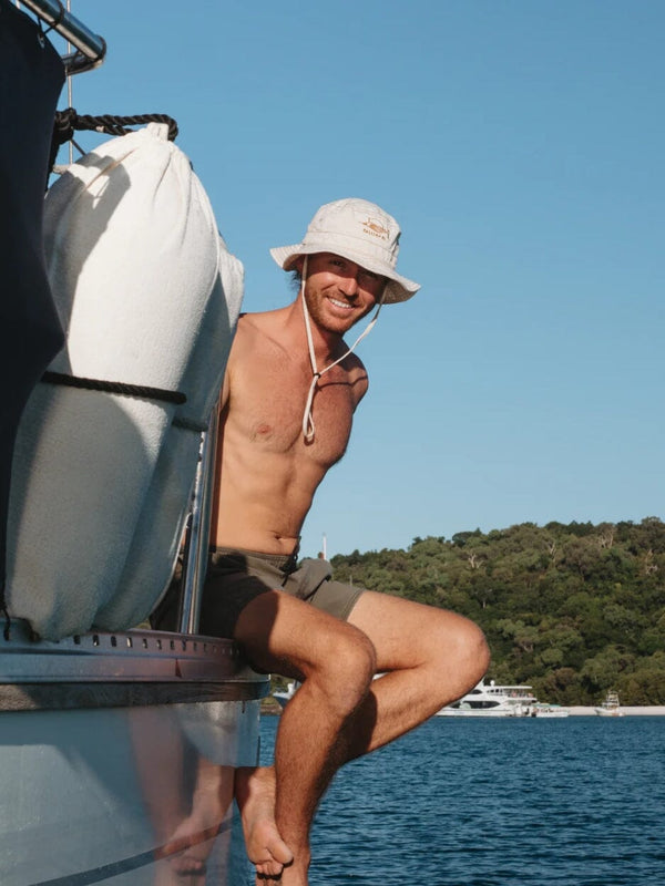 Sailfish Wide Brim BUCKET HAT PALLION POINT 