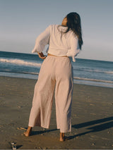 Ivy Pant Dusty Rose Check PANTS THE BARE ROAD 
