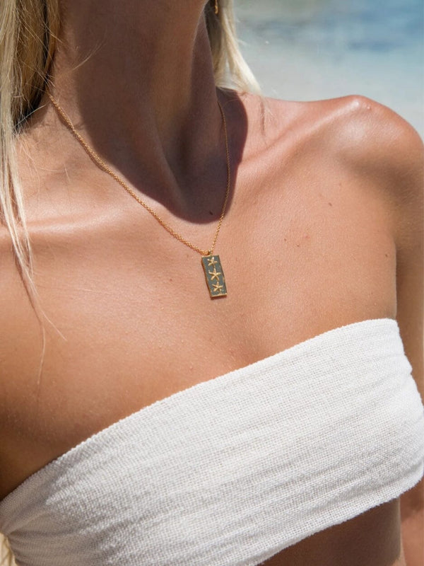 Sirena Necklace in 18k Gold Vermeil NECKLACES MALAKAI THE LABEL 