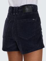 Erica High Rise Cord Short - Total Eclipse SHORTS THRILLS 