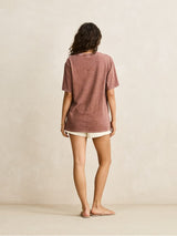 Surf Essential Oversized Tee - Chocolate T-SHIRT RHYTHM 