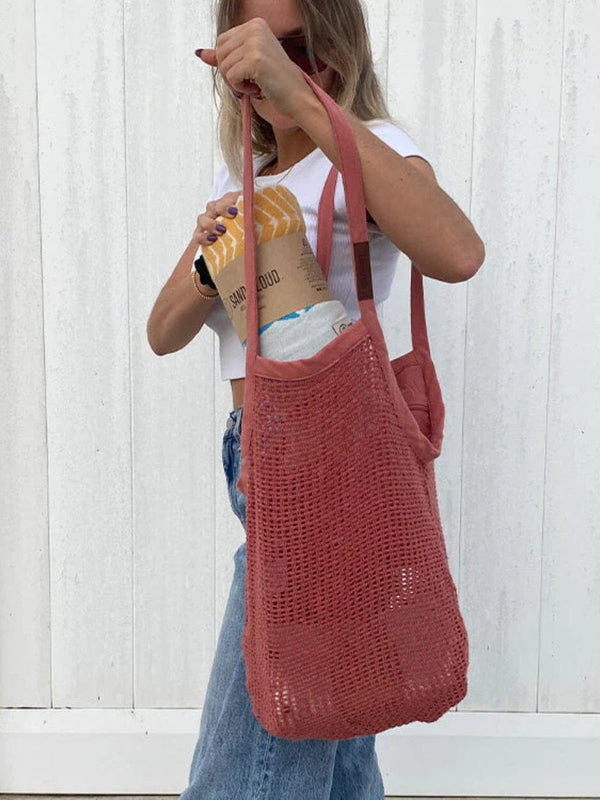 Net Market Bag - Terracotta MARKET BAG SAND CLOUD 