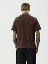 Vinyl Retro Tee - Washed Coffee T-SHIRT AFENDS 