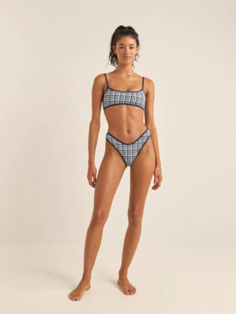 London Check Hi Cut Pant - Navy SWIM BOTTOMS RHYTHM 