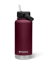 950mL Insulated Bottle w/ Straw Lid from Project Pargo - BPA and Toxic Free - Wild Cherry DRINK BOTTLE PROJECT PARGO 