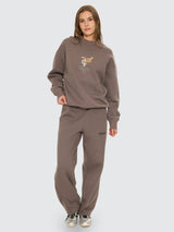 Take It Easy Slouch Crew - Clay Smoke JUMPER THRILLS 
