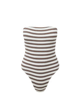 Tami Stripe Strapless One Piece - Chocolate ONE PIECE RHYTHM 