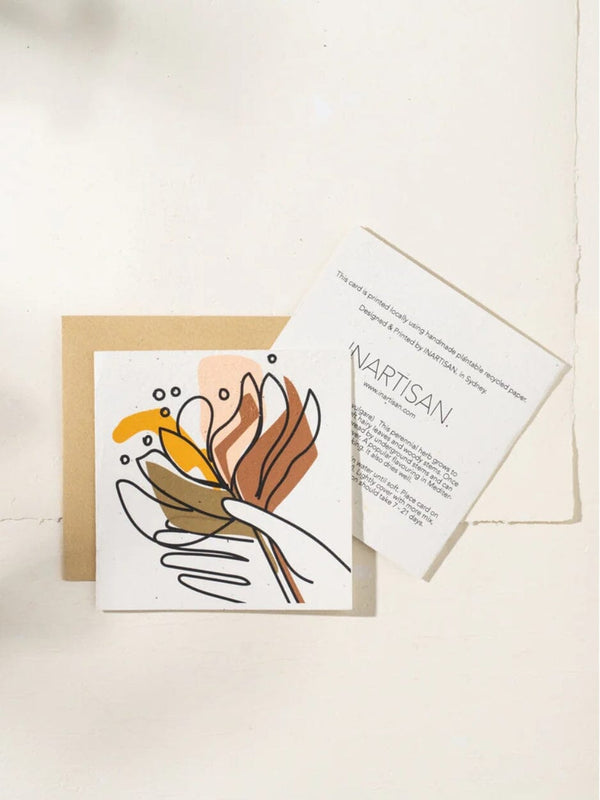 Plantable Card (Banksia, Bunch) CARDS INARTISAN 