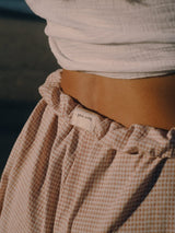 Ivy Pant Dusty Rose Check PANTS THE BARE ROAD 