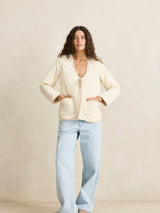 London Reversible Quilted Jacket - Vintage White JACKETS RHYTHM 