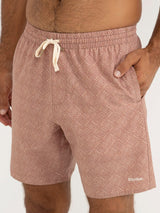 Tile Beach Shorts - Baked Clay BOARDIES RHYTHM 