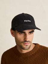 Essential Brushed Twill Cap - Black CAPS RHYTHM 