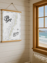 The New South Wales Surf Quest - Scratch Map SURF MAP THE QUEST MAPS 