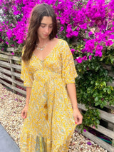 Sunflower Dress - Sun MIDI DRESS ISLE OF WILD 