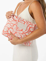 Mid Pouch Backyard - Red Haute/Sandstone POUCH BAG ALOHA COLLECTION 