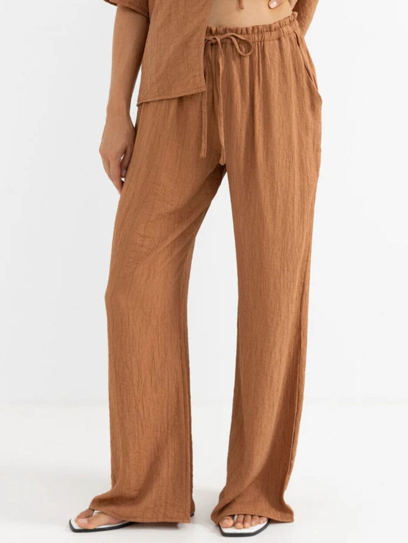 Airlie Beach Pant - Almond PANTS RHYTHM 