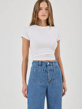 Classic Tee - Vintage White T-SHIRT ROLLAS JEANS 
