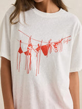 Melia Oversized T-shirt - Red T-SHIRT RHYTHM 