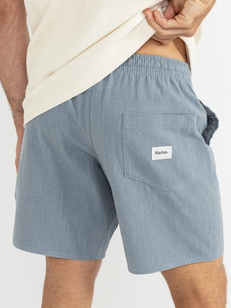 Textured Linen Jam - Slate SHORTS RHYTHM 