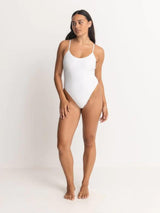 Classic Minimal One Piece - White ONE PIECE RHYTHM 
