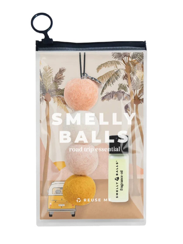 Sun Seeker Smelly Balls With Coconut + Lime Fragrance CAR AIR FRESHENER SMELLY BALLS 