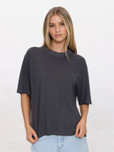 Hemp Square Tee - Ebony T-SHIRT THRILLS 