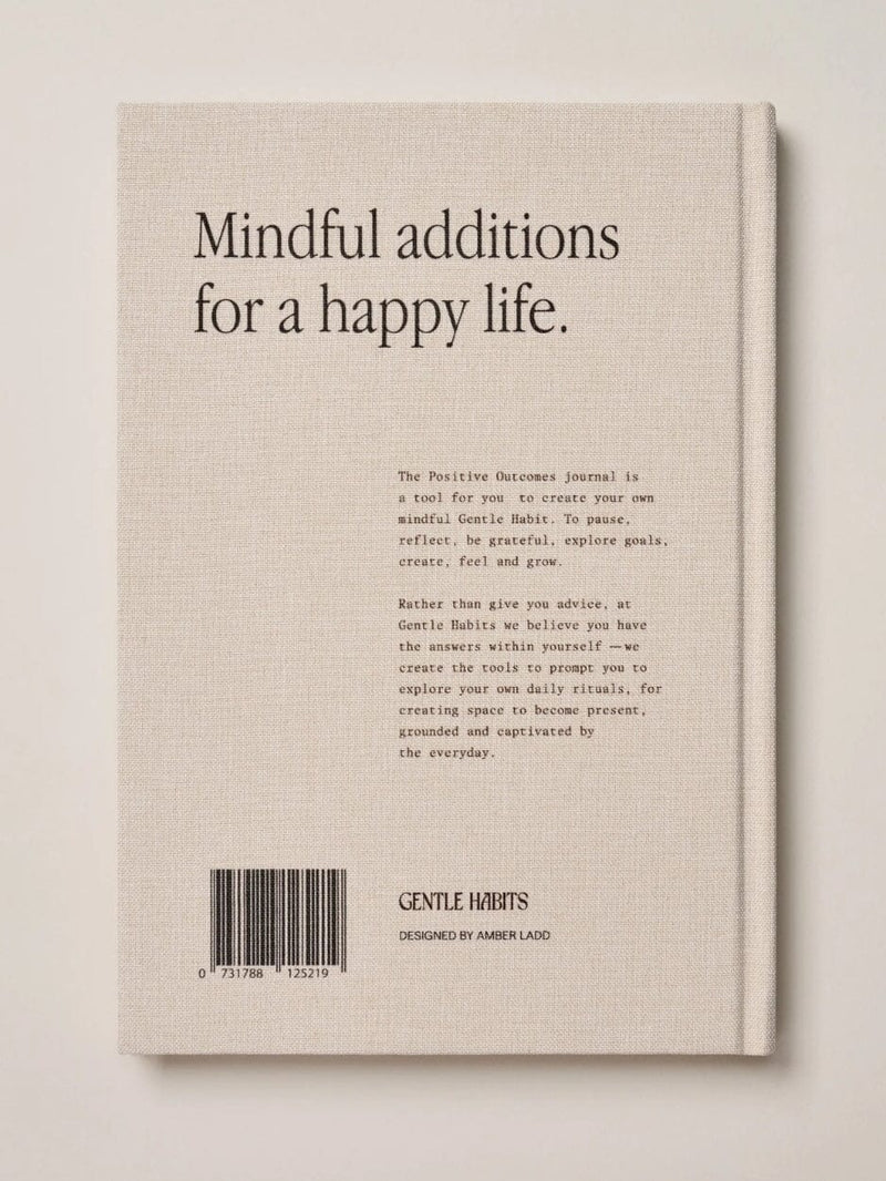Positive Outcomes Journal BOOKS GENTLE HABITS 