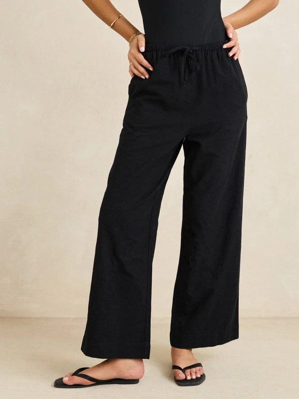 Classic Drawstring Pant - Black PANTS RHYTHM 