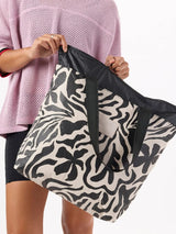 Float Day Tripper - Black on Sandstone SPLASH PROOF BAG ALOHA COLLECTION 