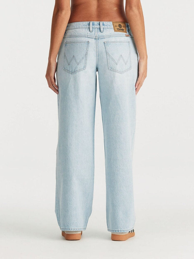 Low Farrah Baggy Jean - Blue Porcelain JEANS WRANGLER 