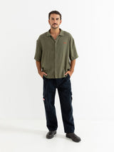 Wash Check Relaxed Shirt - Green BUTTON UP RHYTHM 