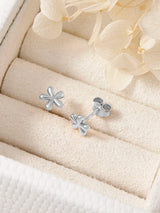 Periwinkle Flower Studs - Silver EARRINGS MIDSUMMER STAR 