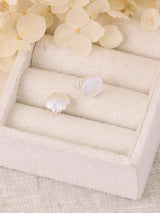 Sandshell Studs - Silver EARRINGS MIDSUMMER STAR 