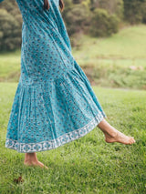Blossom Dress - Teal MAXI DRESSES ISLE OF WILD 