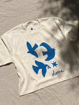 Threads of Connection Tee Shirt - Dove T-SHIRT OAK AND HAVEN 