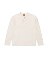 Vintage Terry Ls Henley - Natural LONG SLEEVE RHYTHM 