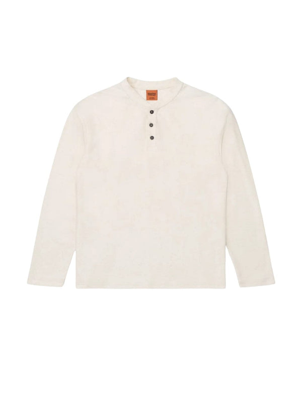 Vintage Terry Ls Henley - Natural LONG SLEEVE RHYTHM 