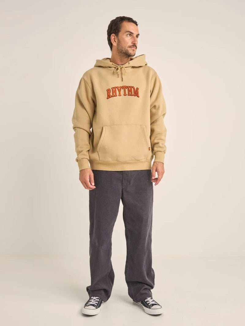 Arch Heavyweight Fleece Hood - Sand JACKETS RHYTHM 
