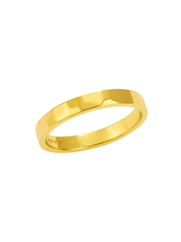 Beaten Ring Band - Gold RINGS MIDSUMMER STAR 