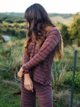 Signature Stripe Sweater - Cocoa JUMPER ORBIT THE LABEL 