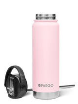 750mL Insulated Bottle w/ Straw Lid -  BPA and Toxic Free - Marshmallow Pink