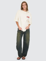 Make Em Tough Oversized Tee - Dirty White T-SHIRT THRILLS 