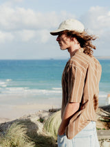 West Winds Stripe SS Shirt - Earth BUTTON UP RHYTHM 