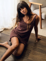 Tula Dress - Cocoa MINI DRESSES ORBIT THE LABEL 
