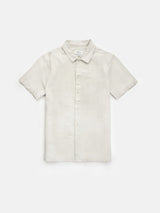 Classic Linen SS Shirt - Sand BUTTON UP RHYTHM 
